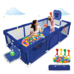 🌈🧸 Corral Parque Infantil Seguro y Divertido para tu Bebé 👶💛 - Imagen 3